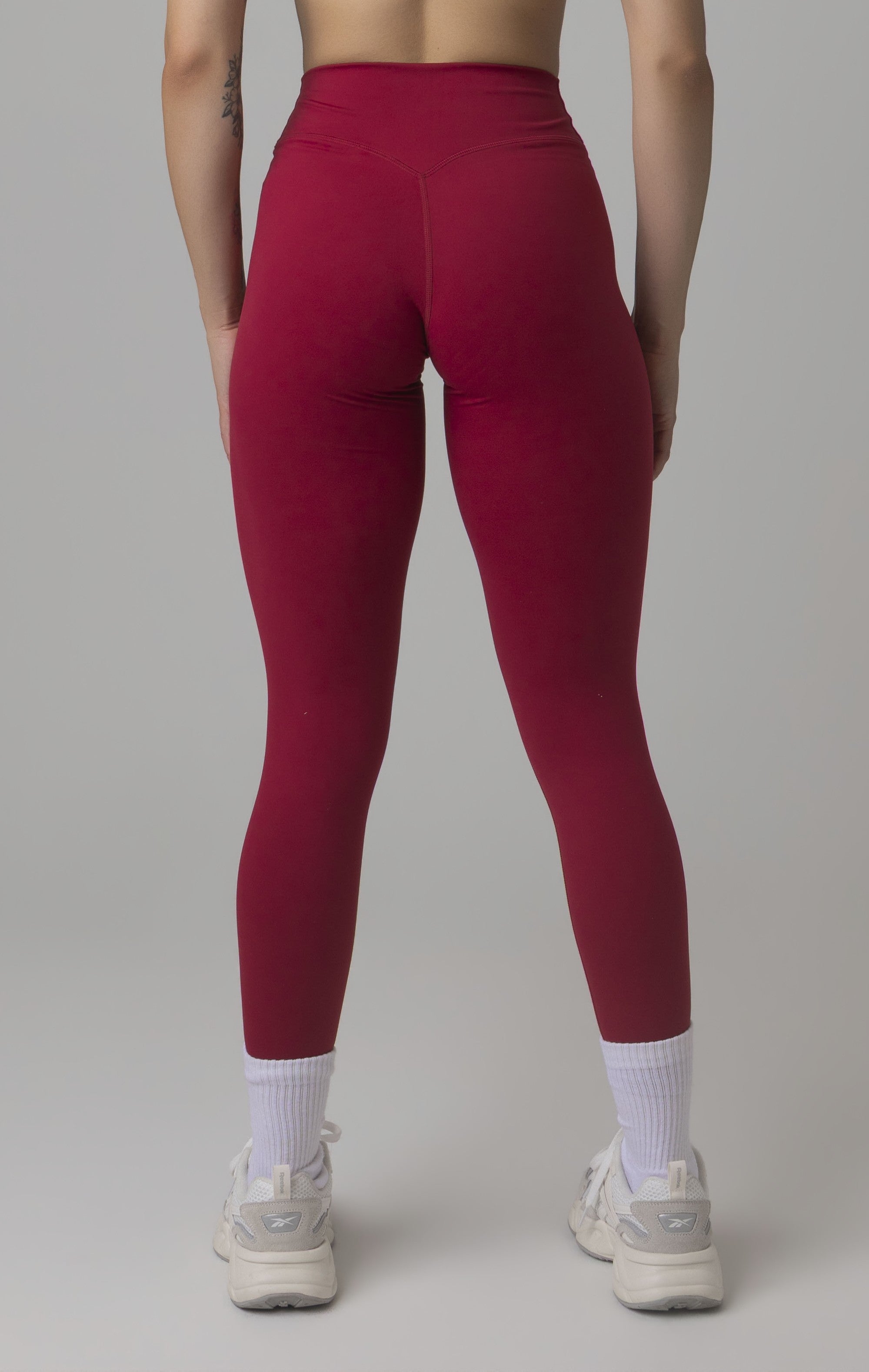 SoftForm™ High Waisted Leggings with White Logo