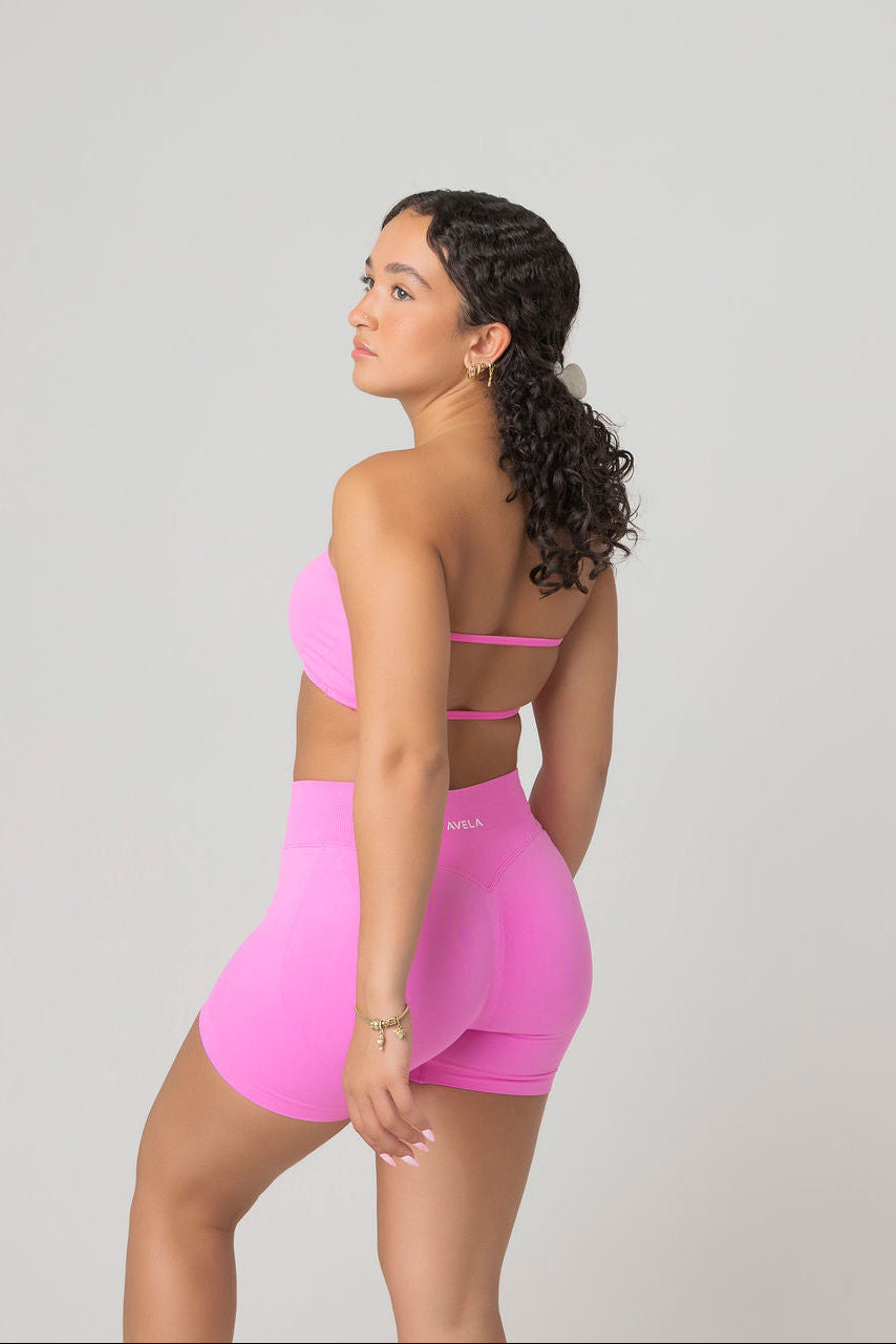 Pulse™ Backless Bandeau with White Logo