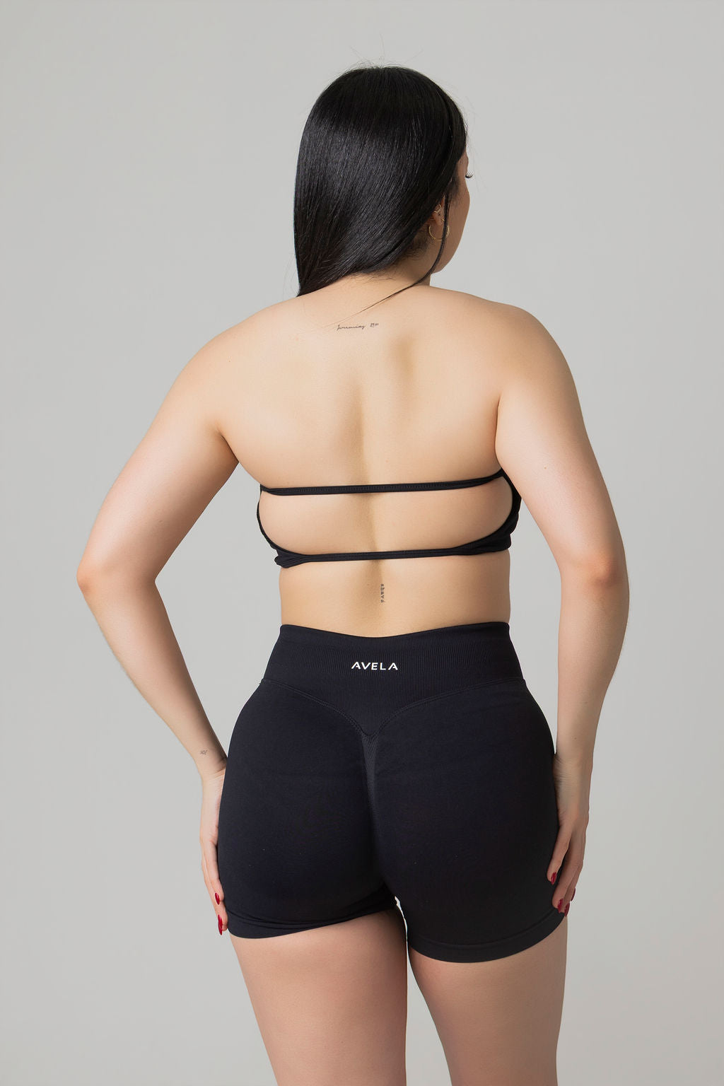 Pulse™ Backless Bandeau with White Logo