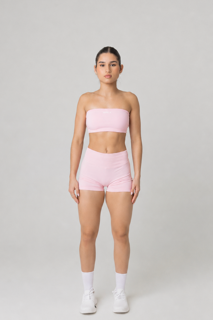 Pulse™ Backless Bandeau with White Logo
