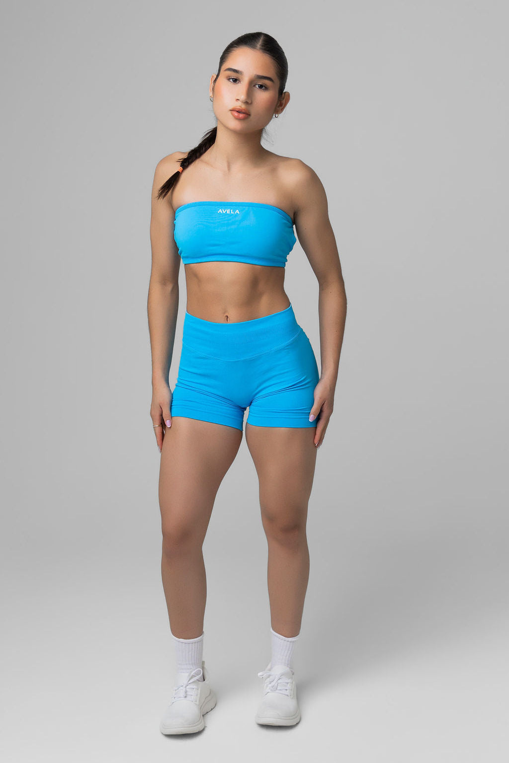 Pulse™ Backless Bandeau with White Logo