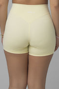 SoftForm High Waisted Shorts 6" with White Logo